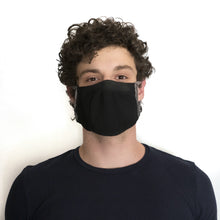 Load image into Gallery viewer, Virus &amp; Bacterial Protection Antimicrobial 5 Face Masks - Adult - Black
